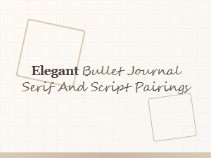 Crafting Elegance with Serif and Script Pens